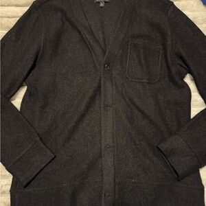 Banana Republic Black Marled Cardigan